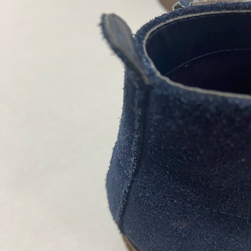 Bass Blue Suede Leather Woman's Ankle Boot / Chukka Size 8.5 M - Picture 5 of 15
